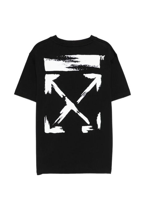 T-shirt con stampa OFF WHITE KIDS | OBAA002S26JER006001